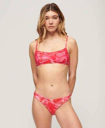 Hauts de bikini Superdry en rose : devant