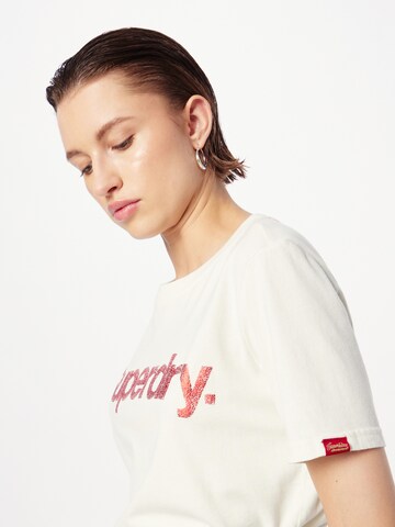 Superdry - Camiseta en blanco