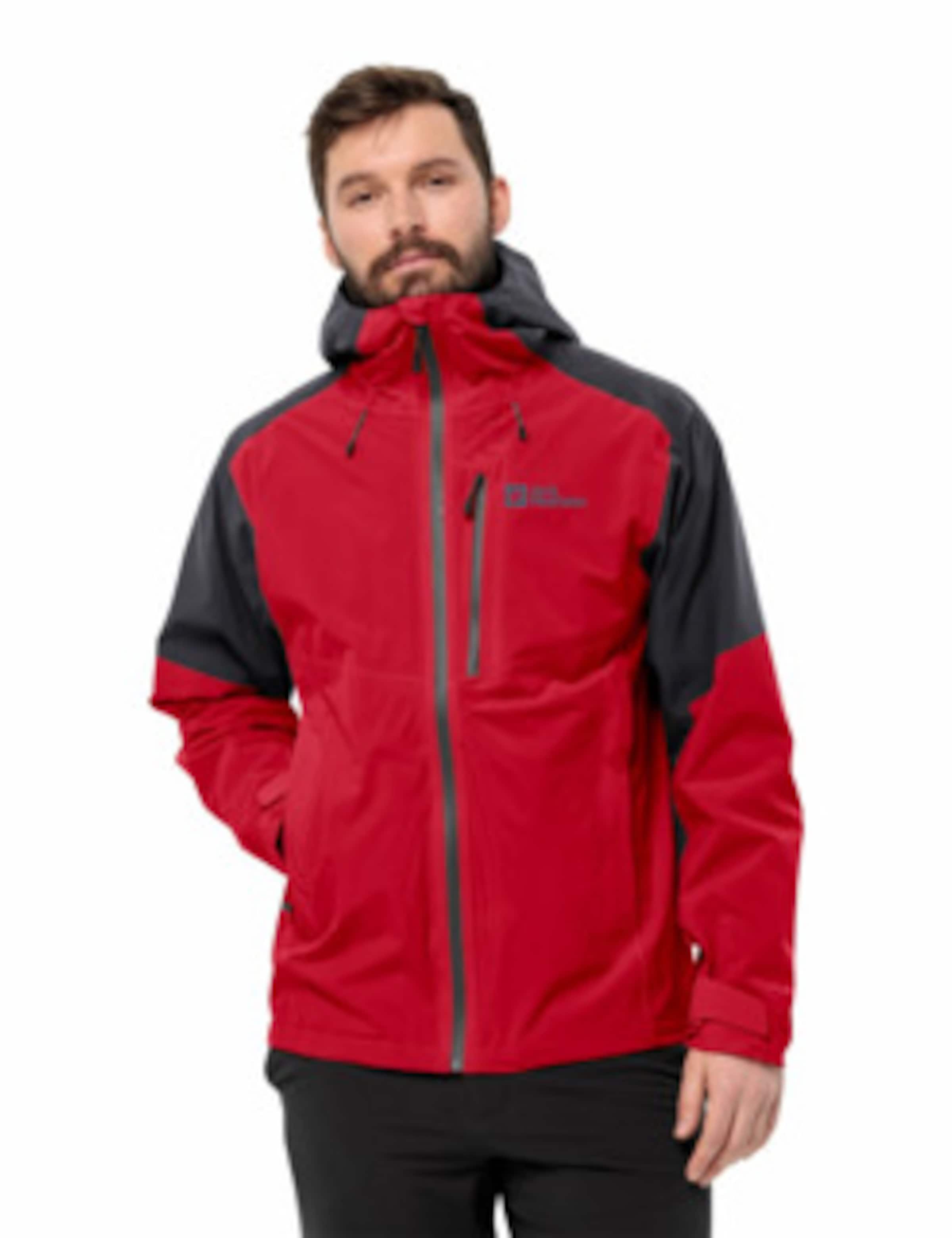 JACK WOLFSKIN Outdoor jacket in Red: front