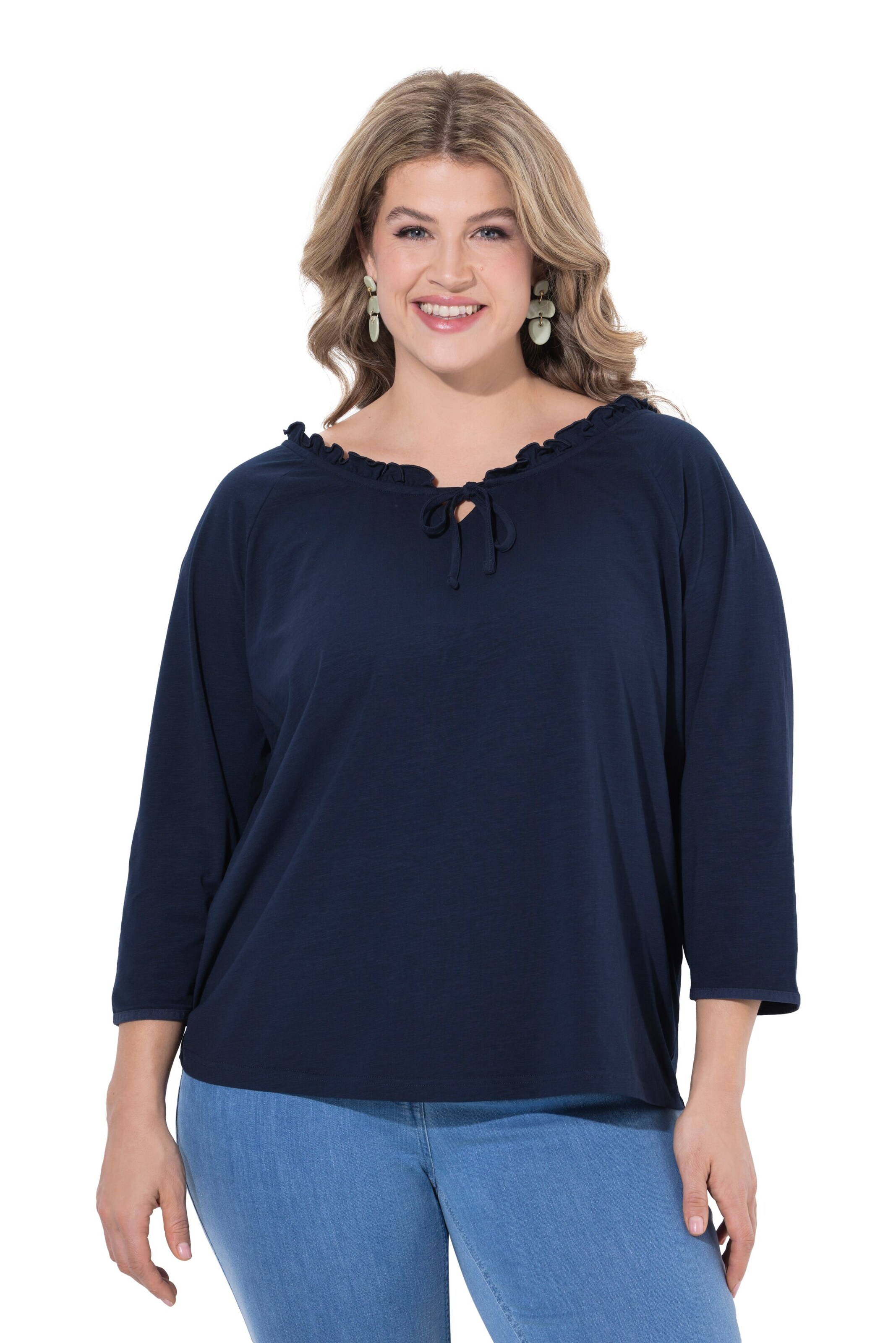 Ulla Popken Shirt in Blue: front