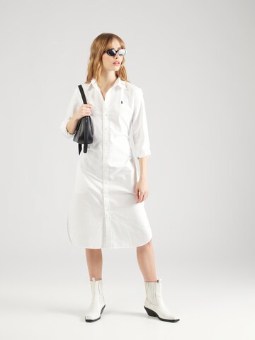 Polo Ralph Lauren Košeľové šaty 'MARINER' - biela