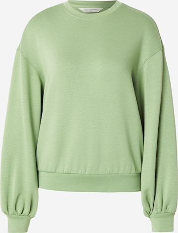 Sweat-shirt 'Brionna Ima Q' MSCH COPENHAGEN en vert : devant