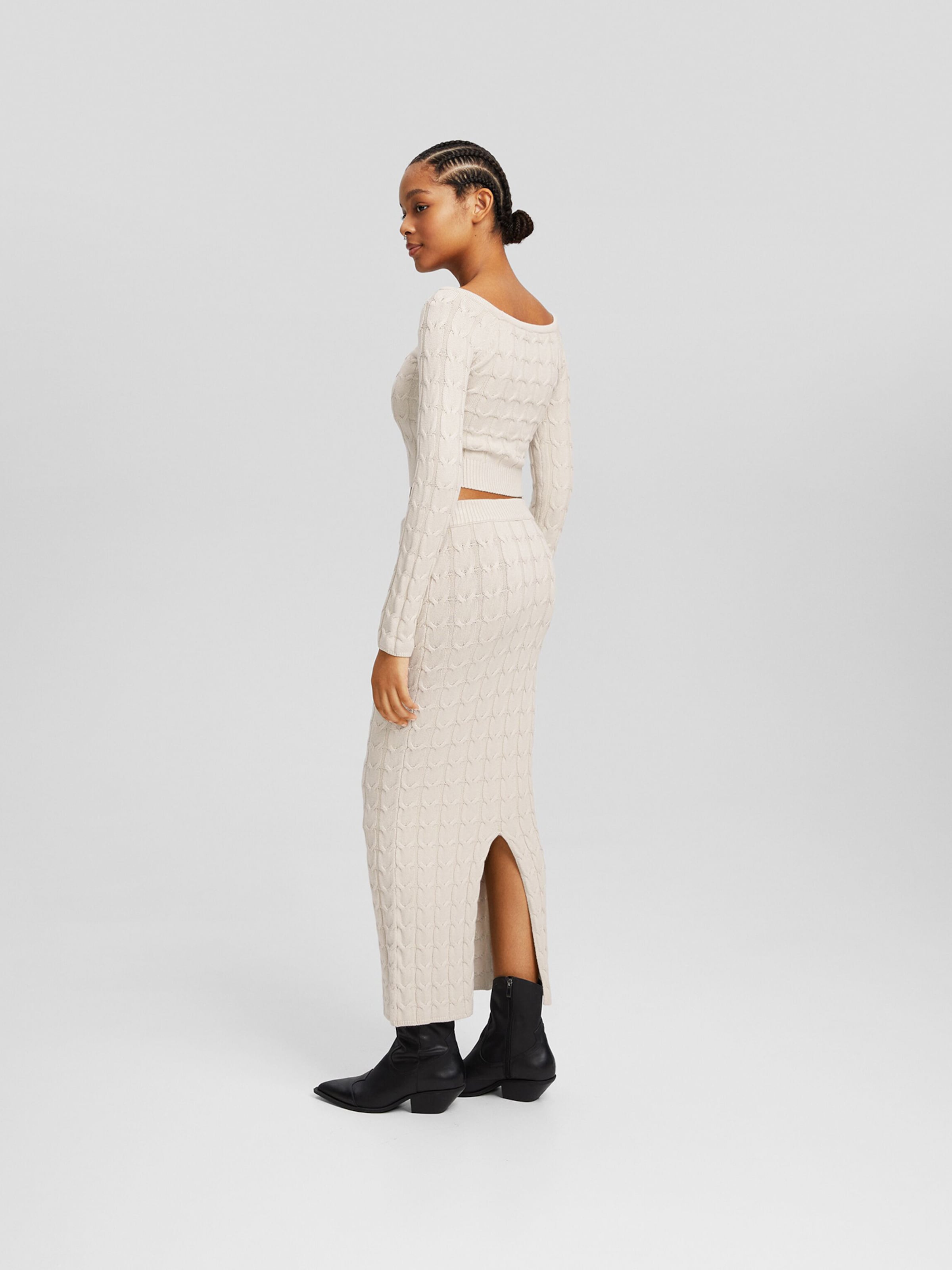 Creme | YOU Bershka ABOUT in Pullover