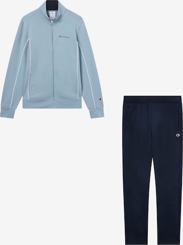 Champion Authentic Athletic Apparel Sweatsuit in Blue: front