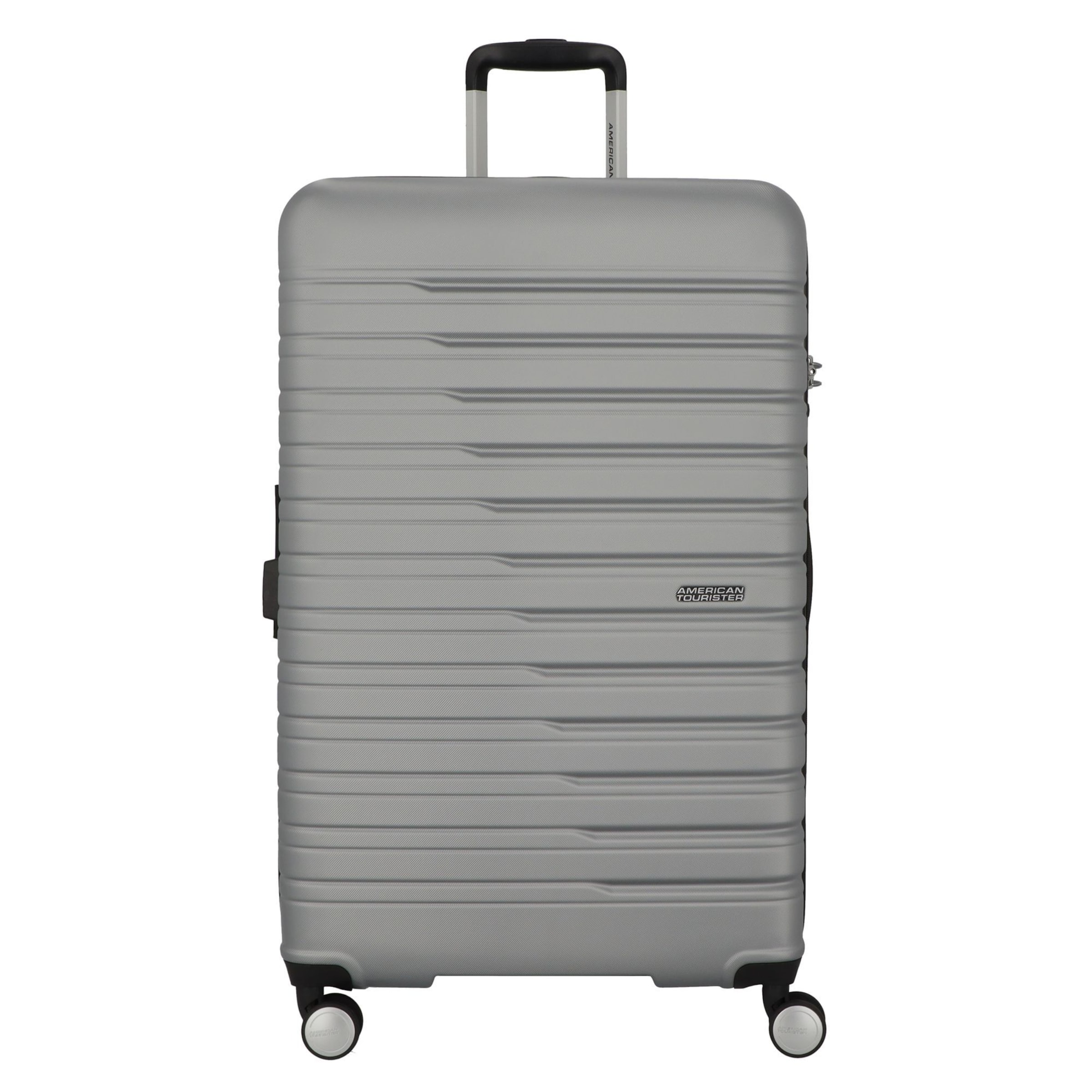 American Tourister Trolley 'Flashline' in Silver: front