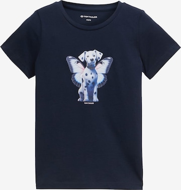 TOM TAILOR Shirt in Blue: front