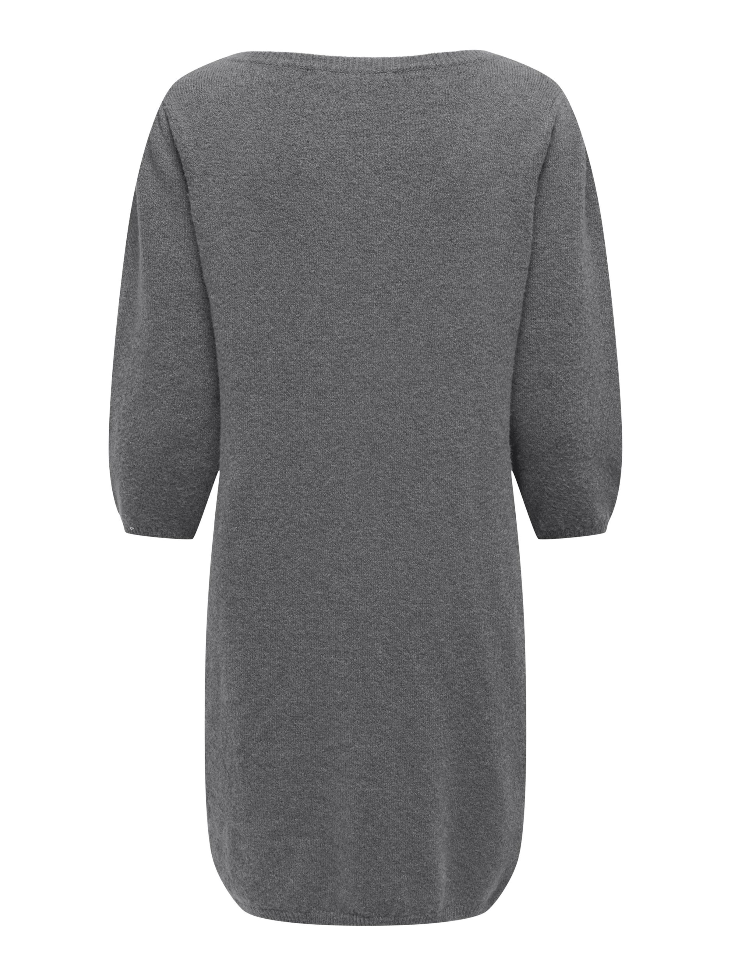 ONLY Knitted dress 'RICA' in Grey