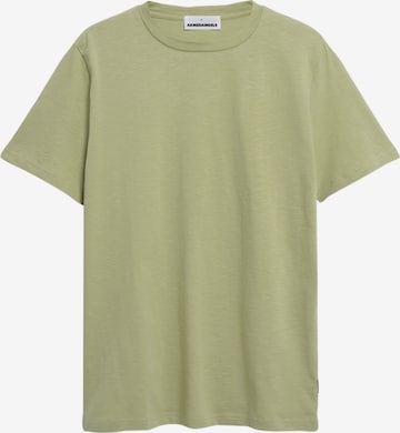 ARMEDANGELS Shirt ' JAAMEL STRUCTURE ' in Groen: voorkant