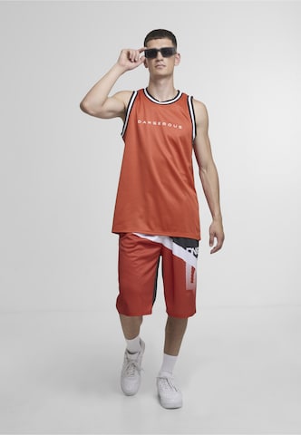 Dangerous DNGRS Loosefit Shorts 'Trick' in Rot