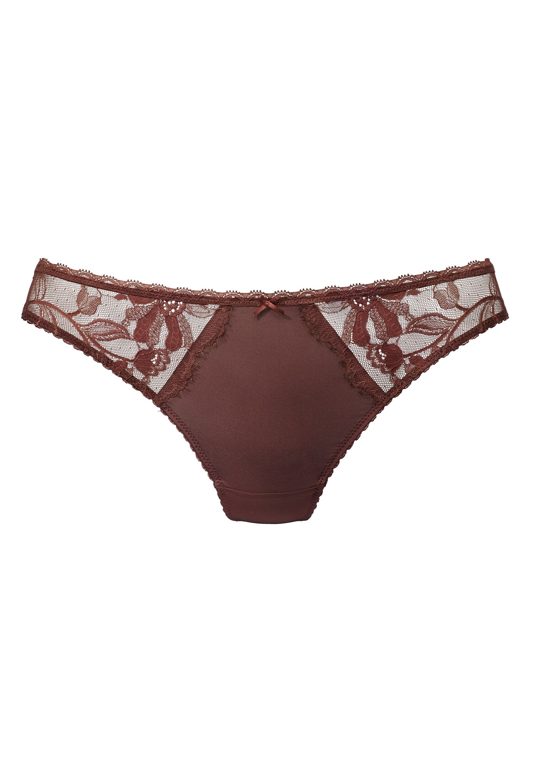 LASCANA Thong in Brown: front