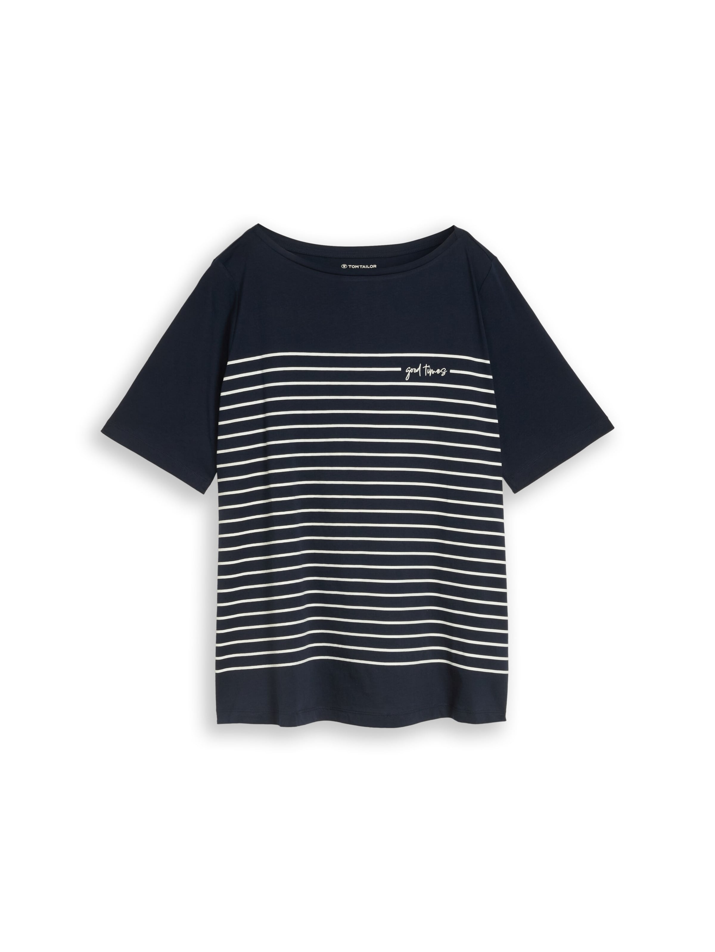 T-shirt Tom Tailor Women + en bleu : devant