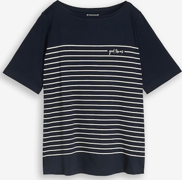 Tom Tailor Women +Majica - plava boja: prednji dio