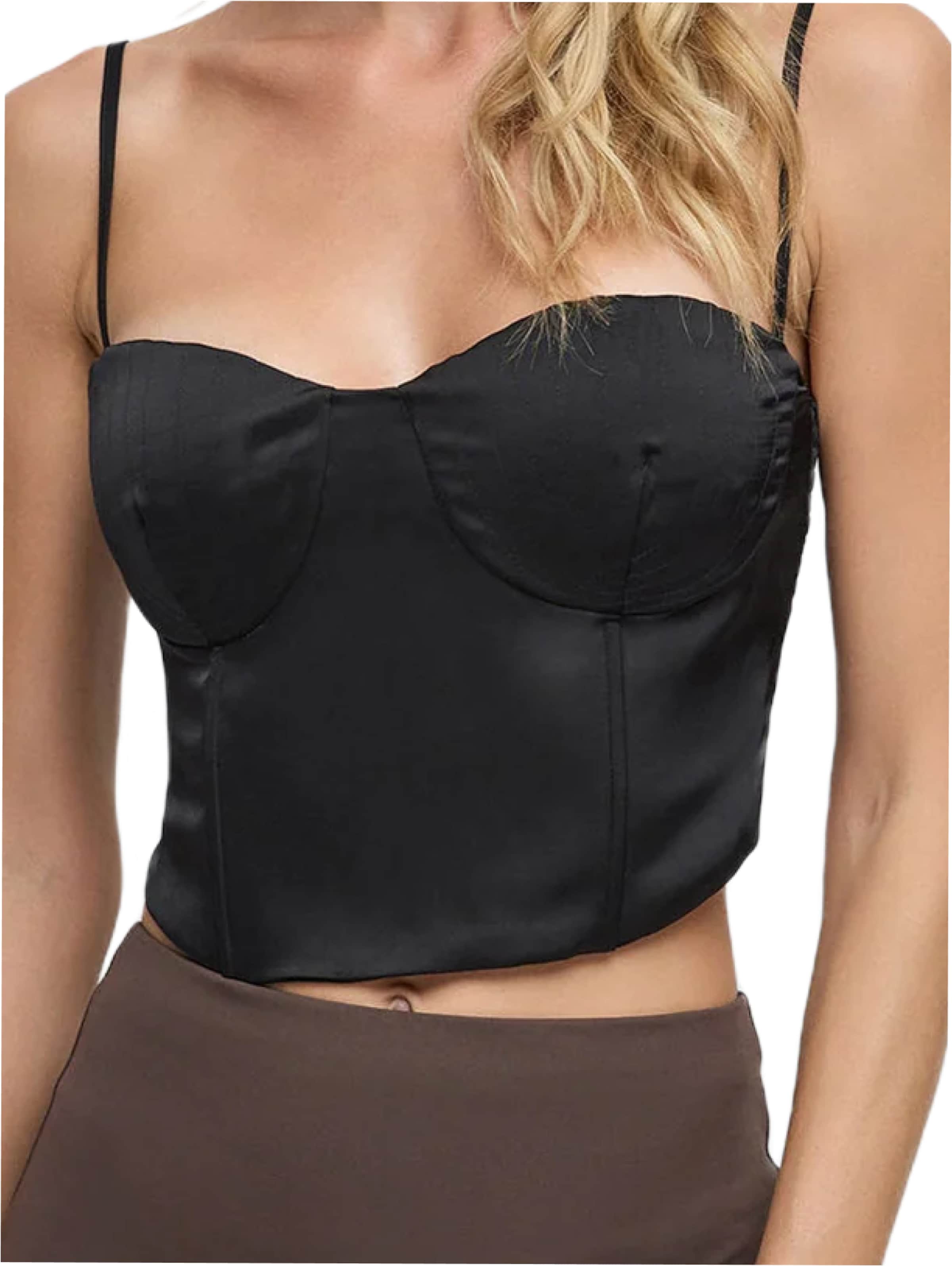 No Matter What Bralette Top in Black