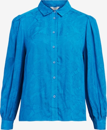 OBJECT Bluse 'Aya' i blå: forside