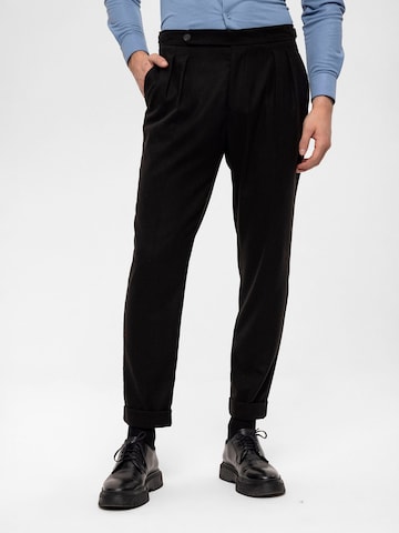 Regular Pantalon à pince Antioch en noir