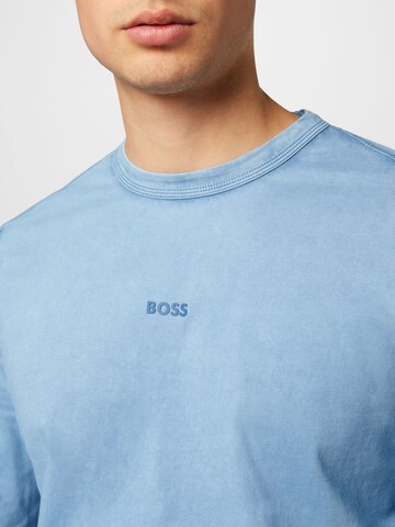 BOSS Tričko 'Tokkslong' – modrá