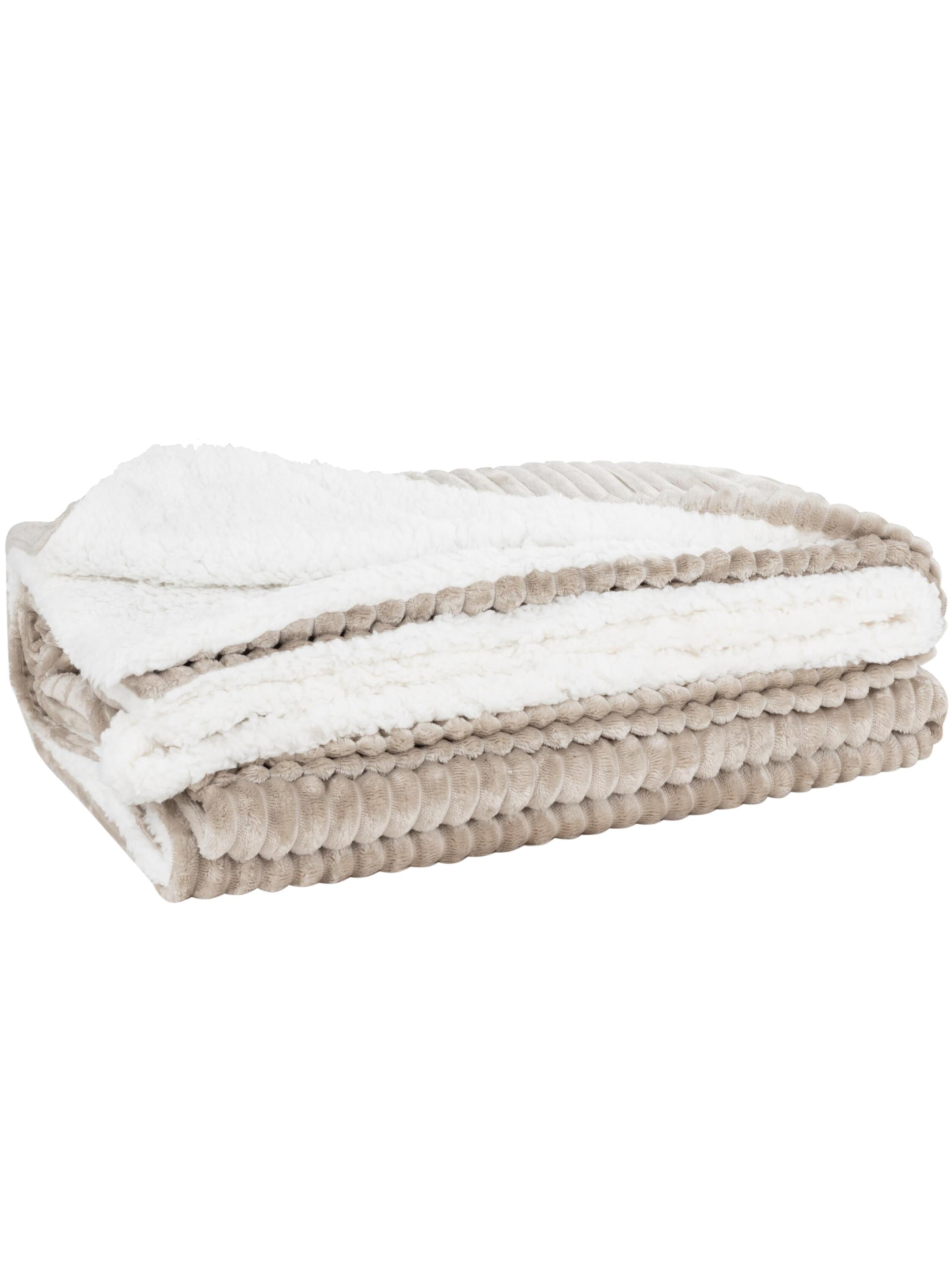 Aspero Blankets 'Ezeiza' in Beige: front