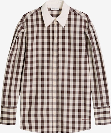 Marc O'Polo DENIM Bluse in Braun: Vorderseite