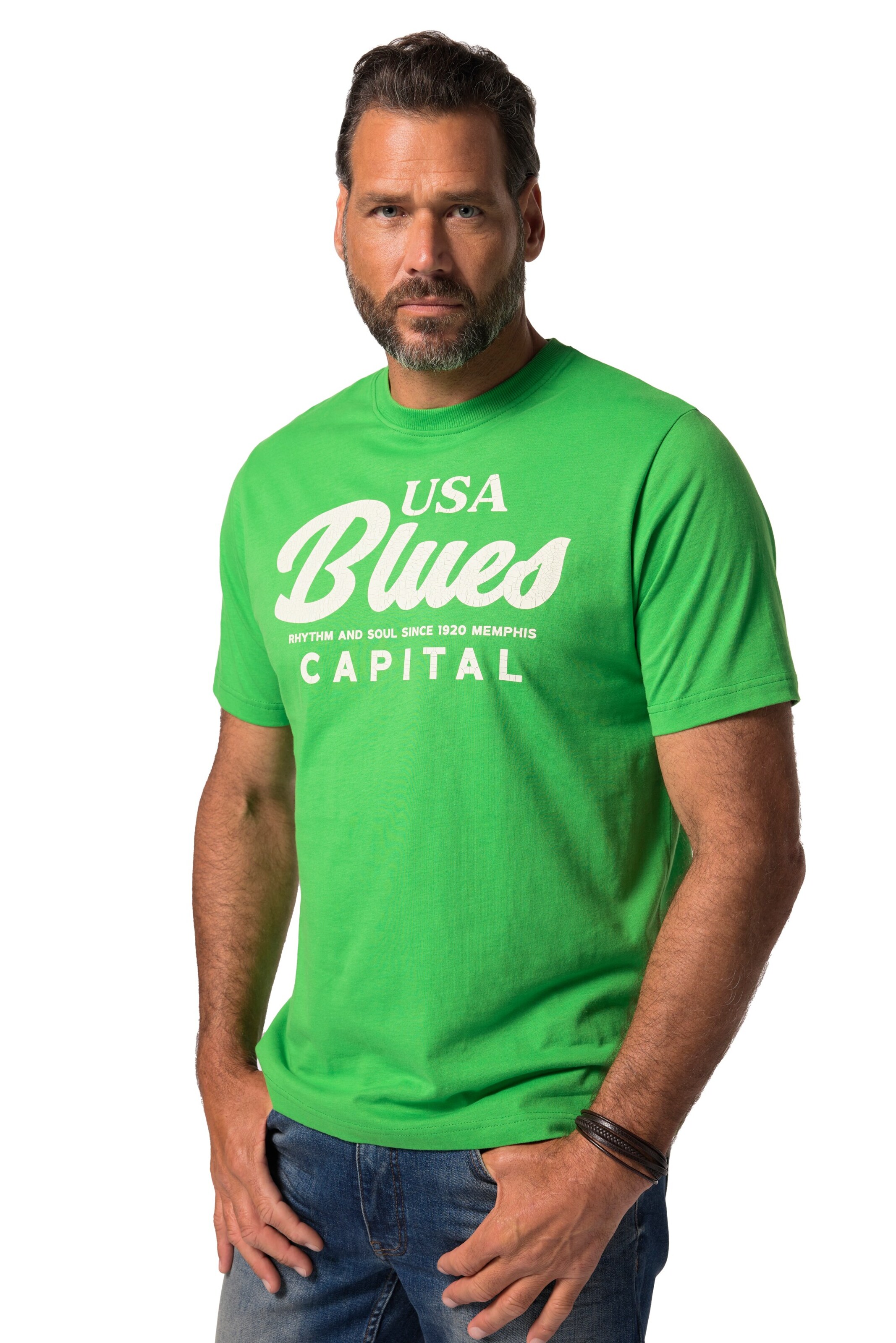 JP1880 Shirt in Green: front