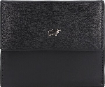 Braun Büffel Wallet in Black: front
