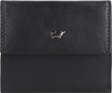 Braun Büffel Wallet in Black: front