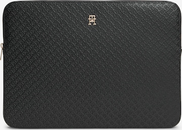 juoda TOMMY HILFIGER Nešiojamo kompiuterio krepšys: priekis