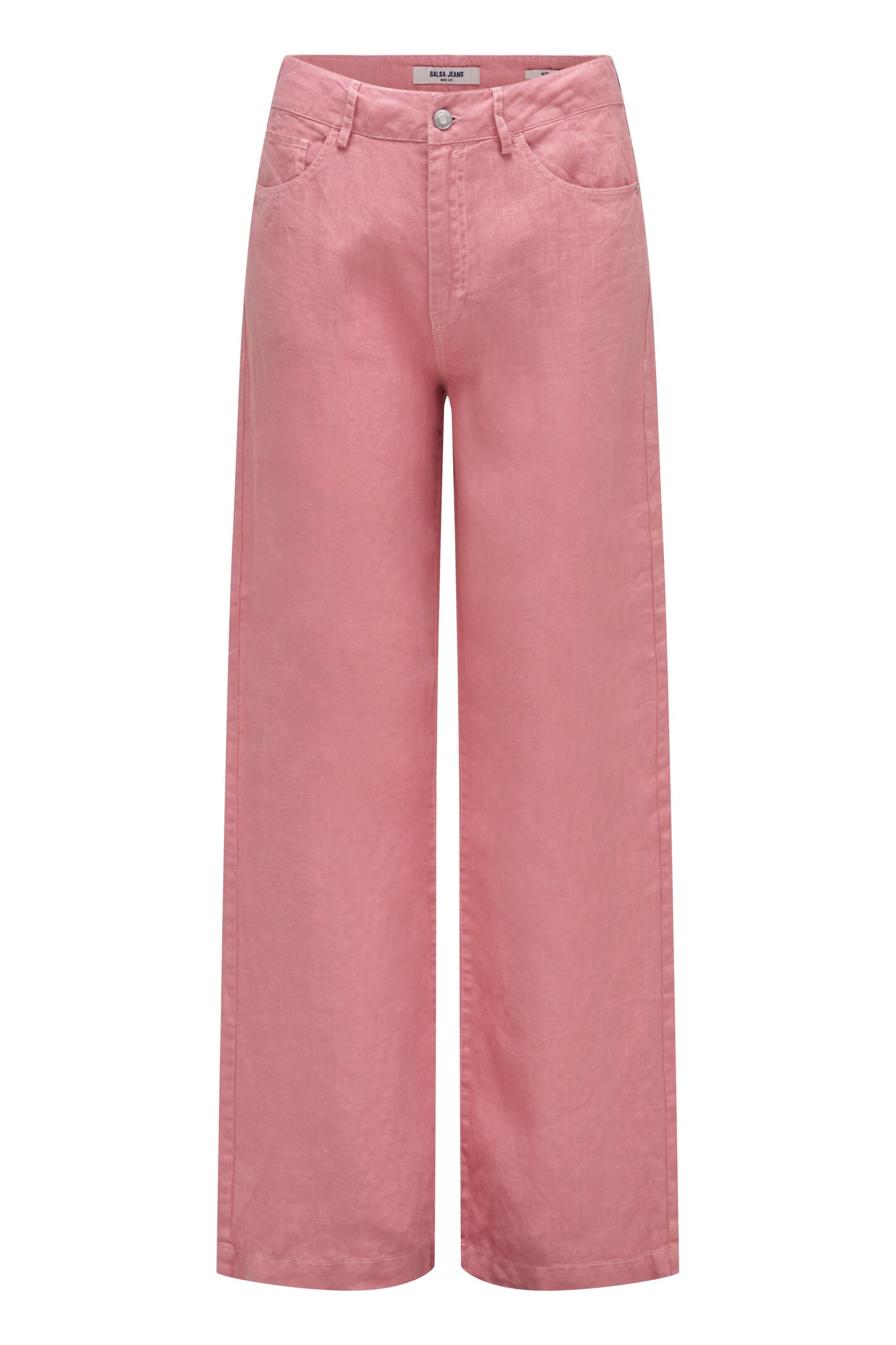 Salsa Jeans Wide leg Chino trousers in Pink