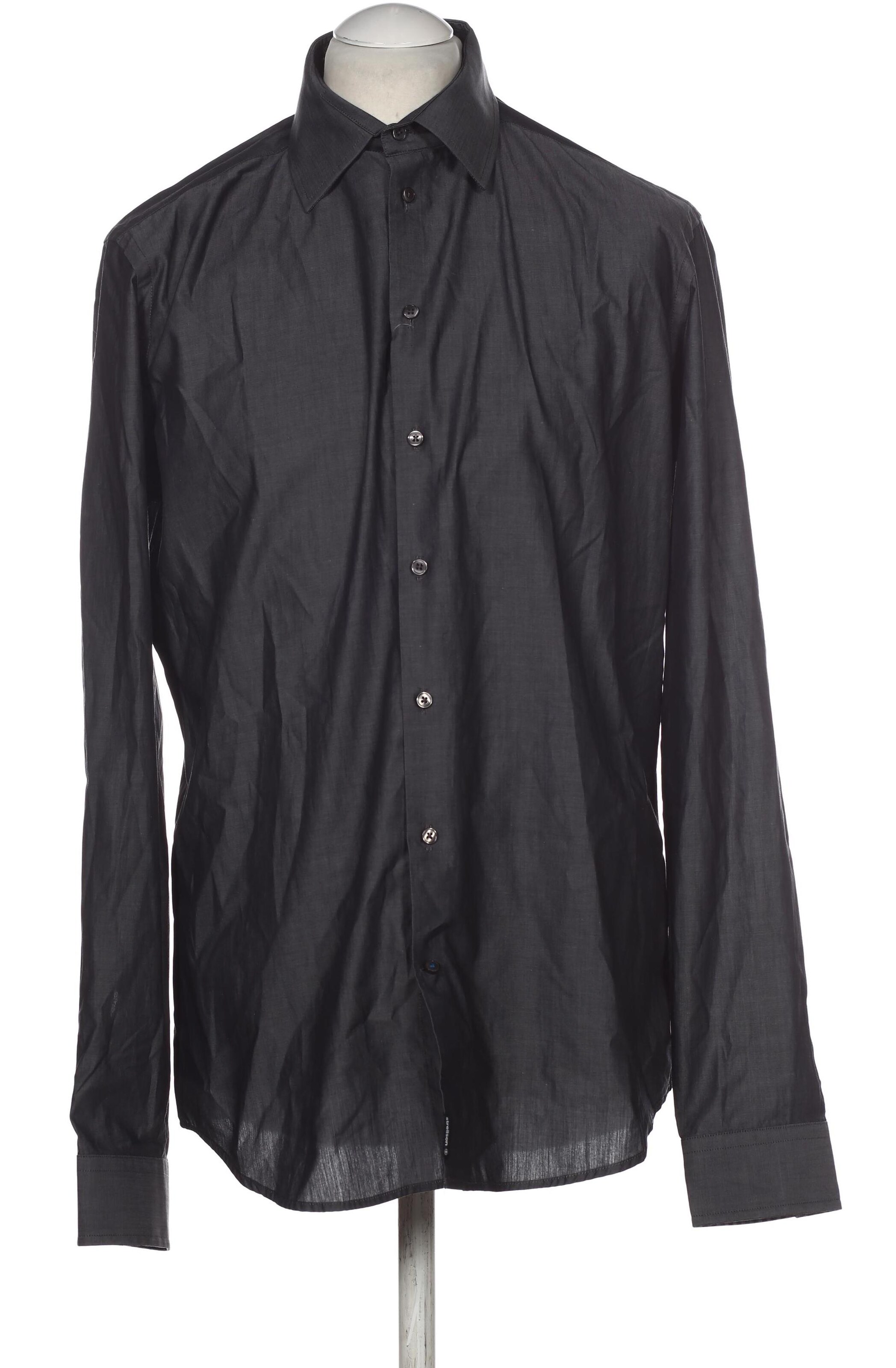 STRELLSON Button Up Shirt in L in Grey: front