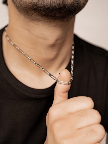 Chaîne 'Link Rail' Hey Happiness en argent