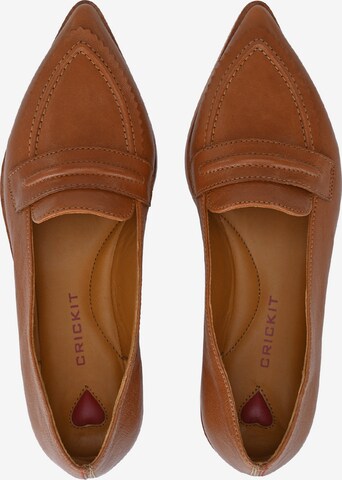 Crickit Classic Flats 'Leandra' in Brown