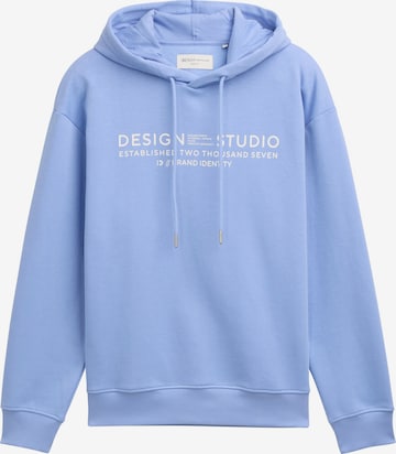 Sweat-shirt TOM TAILOR DENIM en bleu : devant
