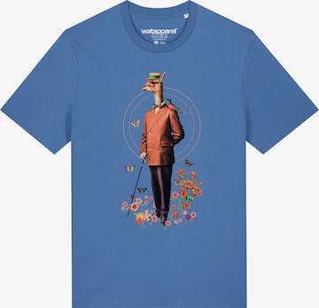 T-Shirt 'Fancy Llama' Watapparel en bleu : devant