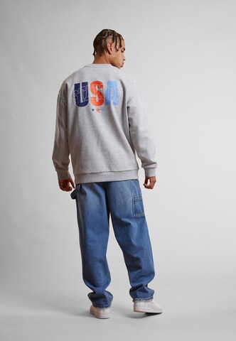 Starter Black Label Sweatshirt 'USA' in Grau