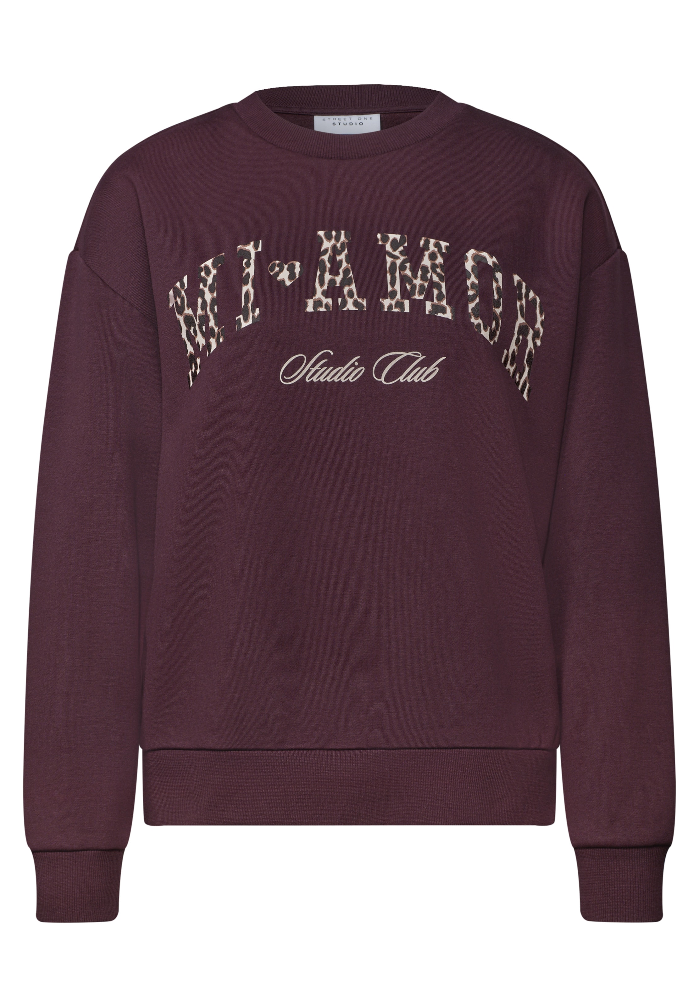 Street One Studio Sweatshirt in Lila: Vorderseite