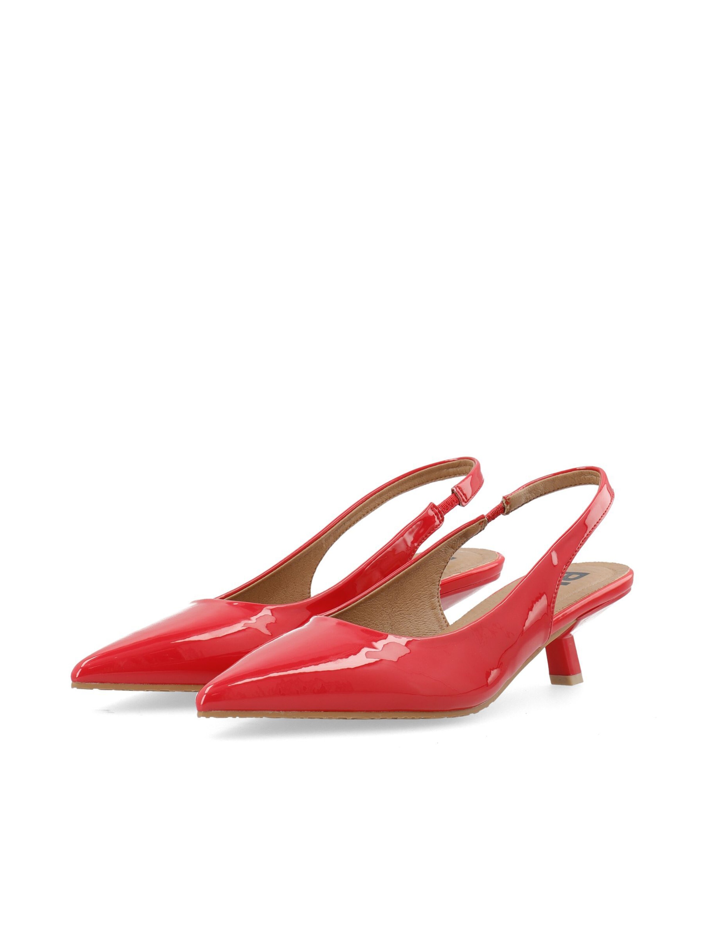Bianco Slingpumps 'Kristin' in Rood
