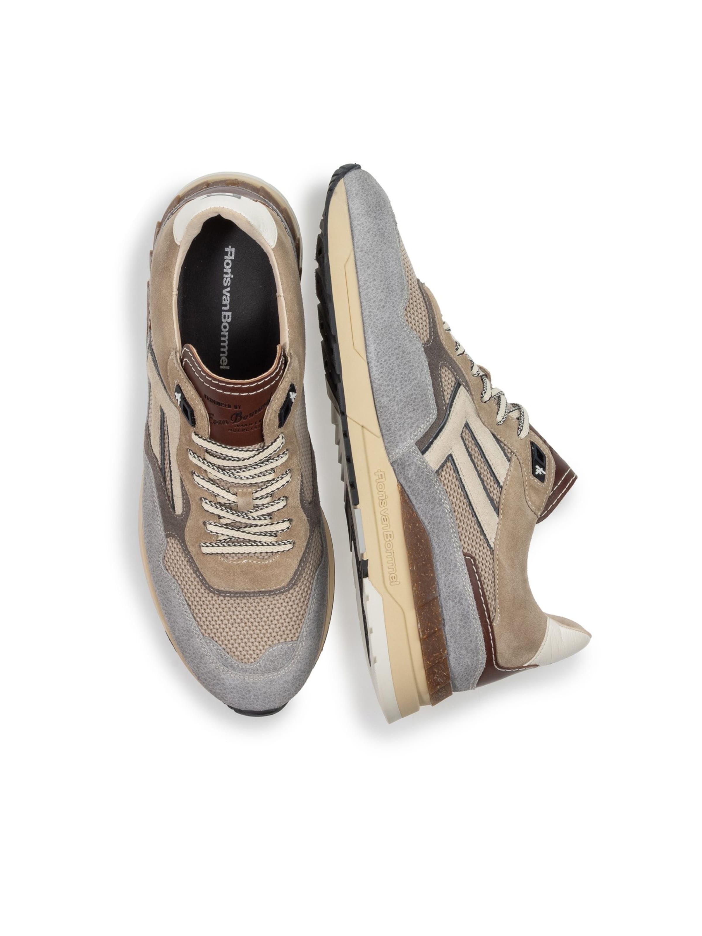 Sneaker bassa 'DE RUNNER 07' di Floris van Bommel in marrone