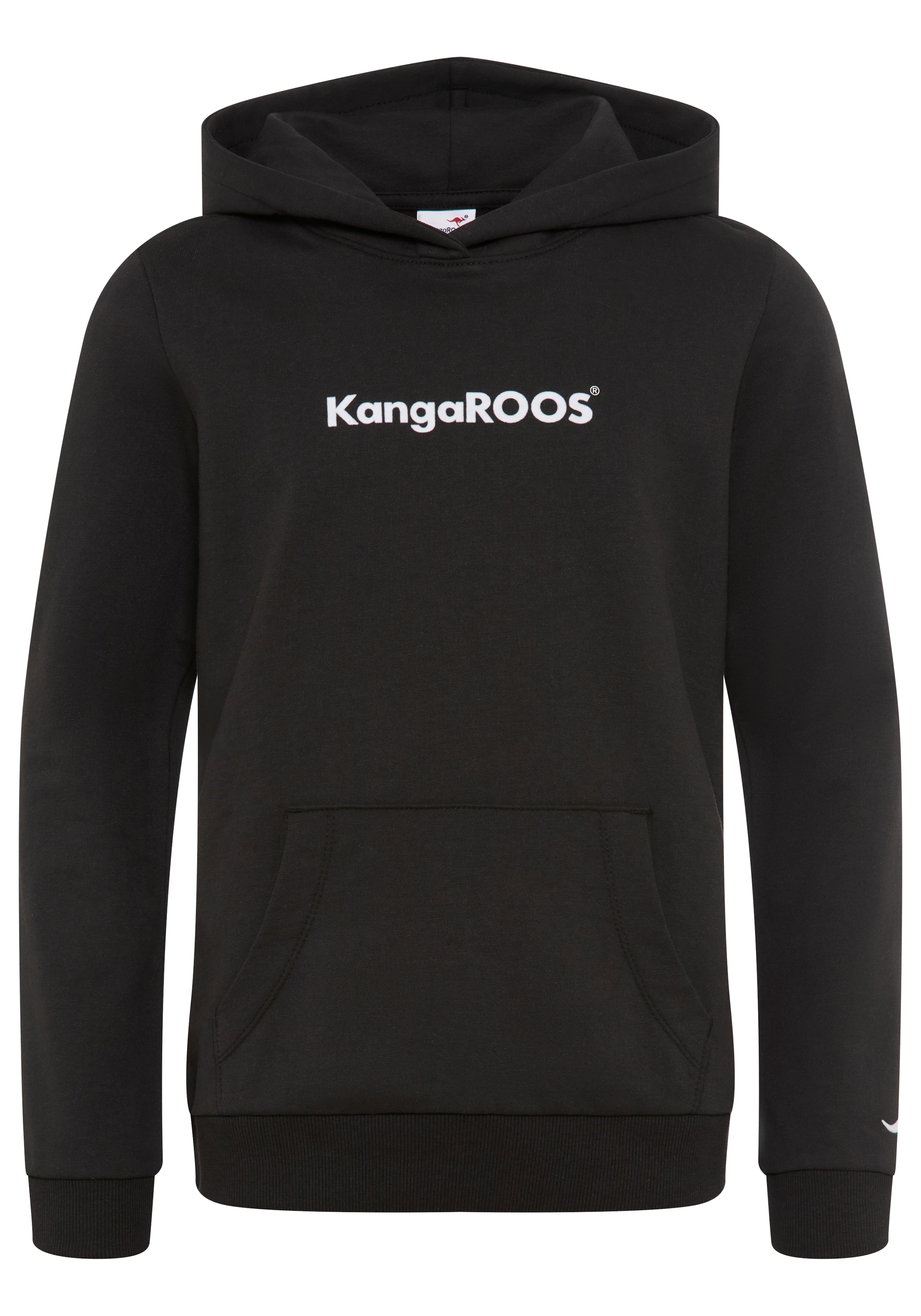 KangaROOS Sweatshirt in Black: front