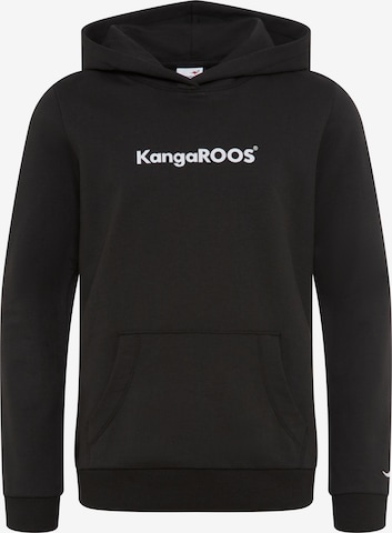 KangaROOS Sweatshirt in Black: front