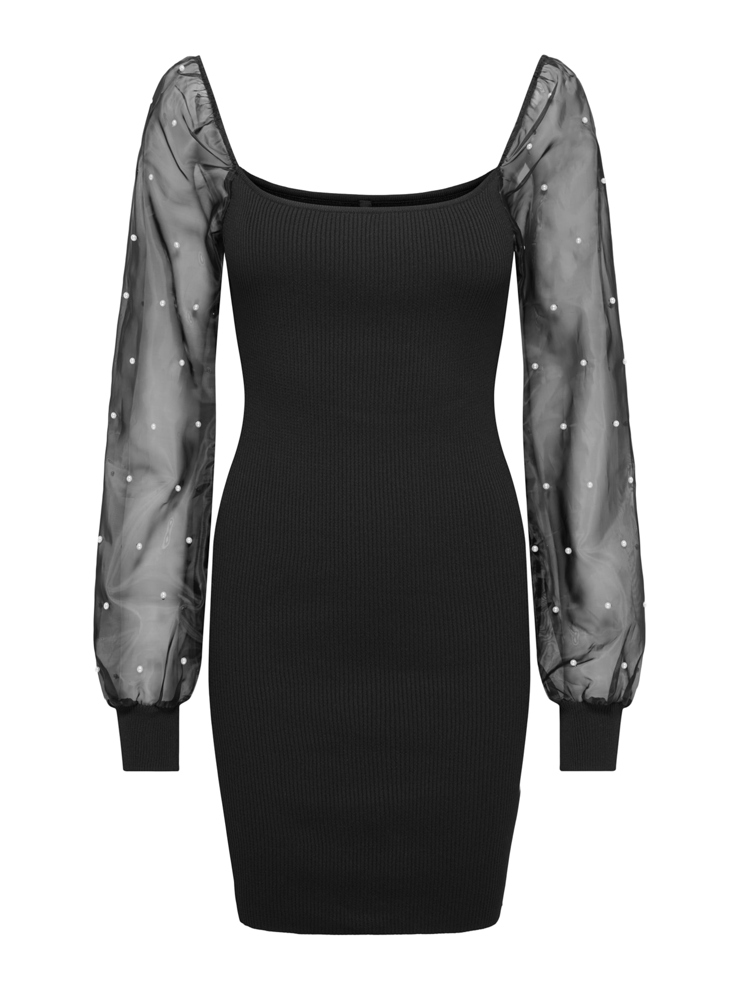 ONLY Pletené šaty 'ONLVANESSA' - Čierna: predná strana