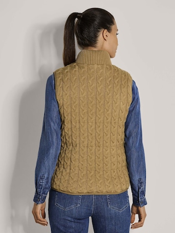 MADELEINE Gebreide bodywarmer in Geel