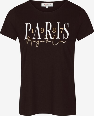 Morgan Shirt 'DATA' in goldgelb / schwarz / weiß, Produktansicht