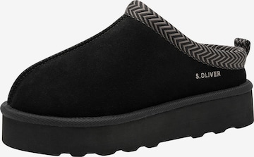 s.Oliver Pantolette in Schwarz: Vorderseite