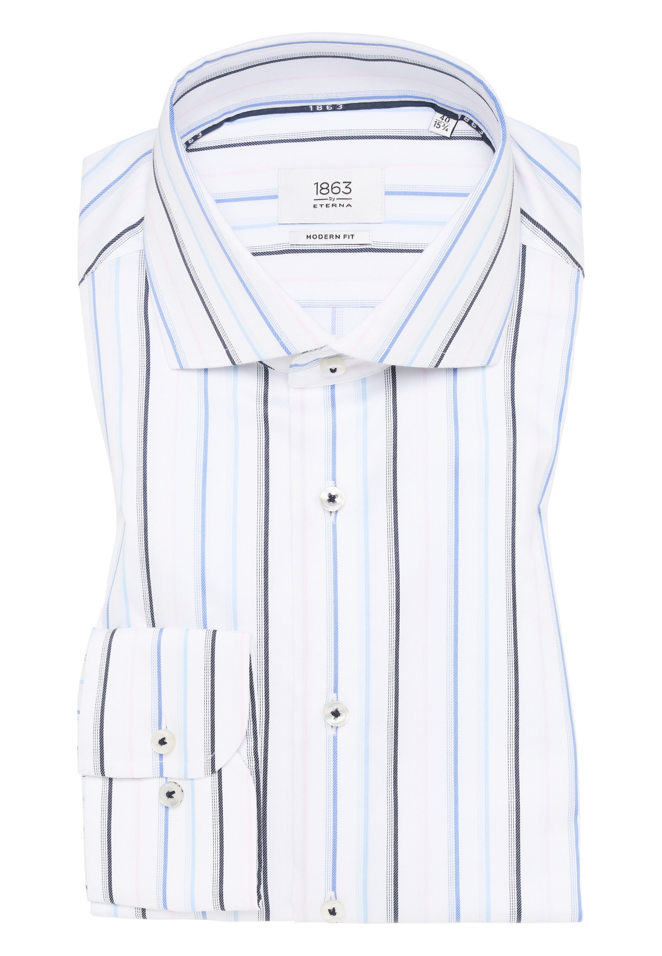 ETERNA Regular fit Zakelijk overhemd in Wit