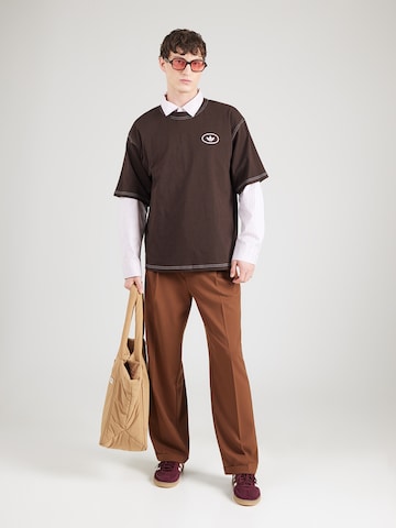 T-Shirt 'SHOEMAKER' ADIDAS ORIGINALS en marron