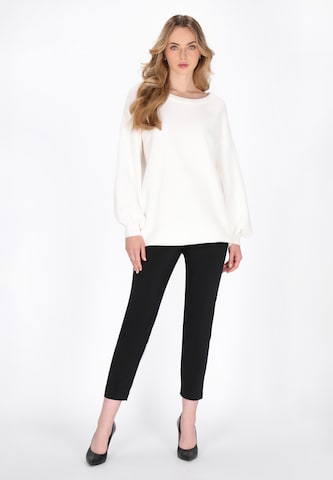 DreiMaster Klassik Sweater in White