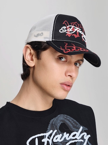 Ed Hardy Cap '1971' in Black: front