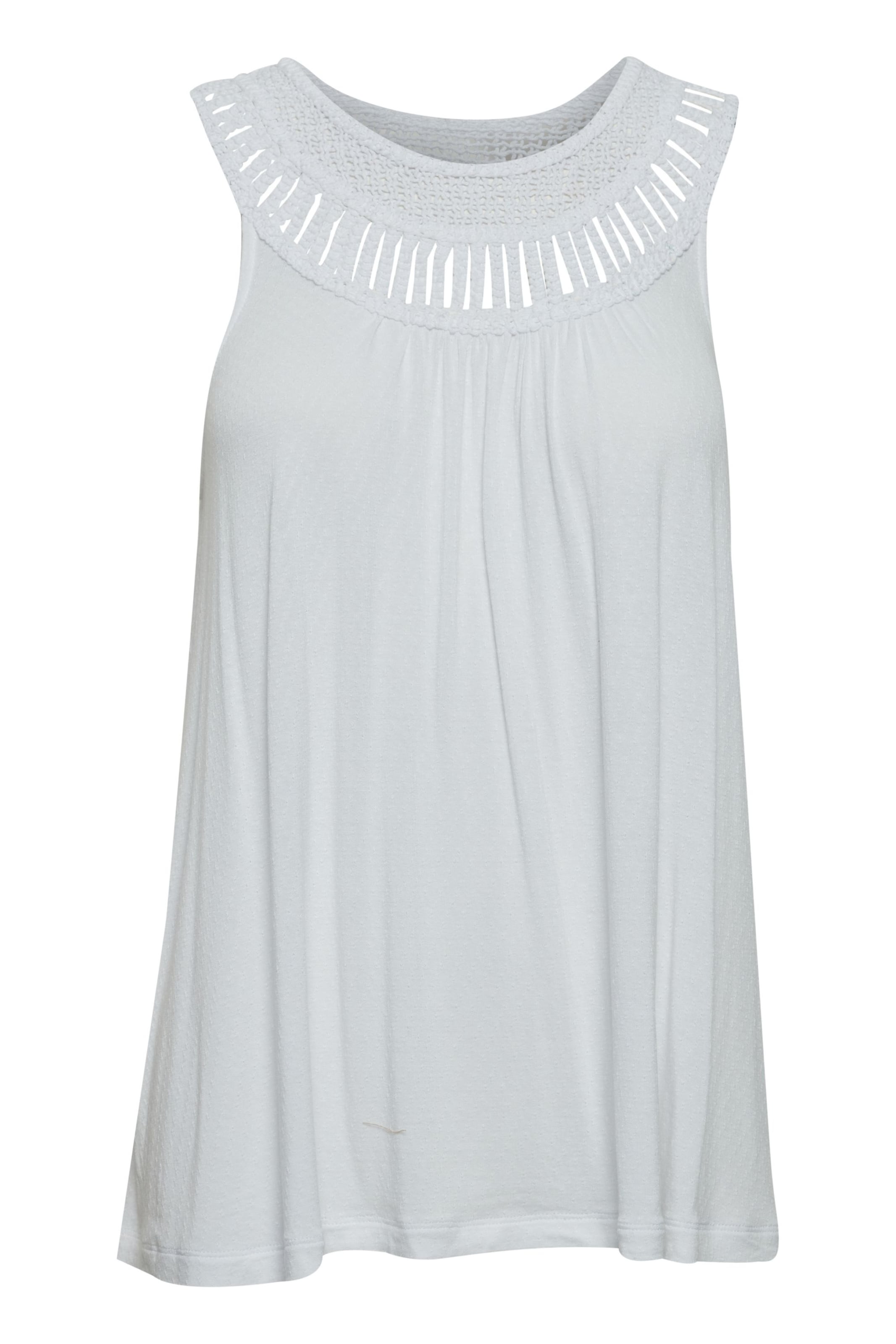 b.young Top 'Pipa' in White: front