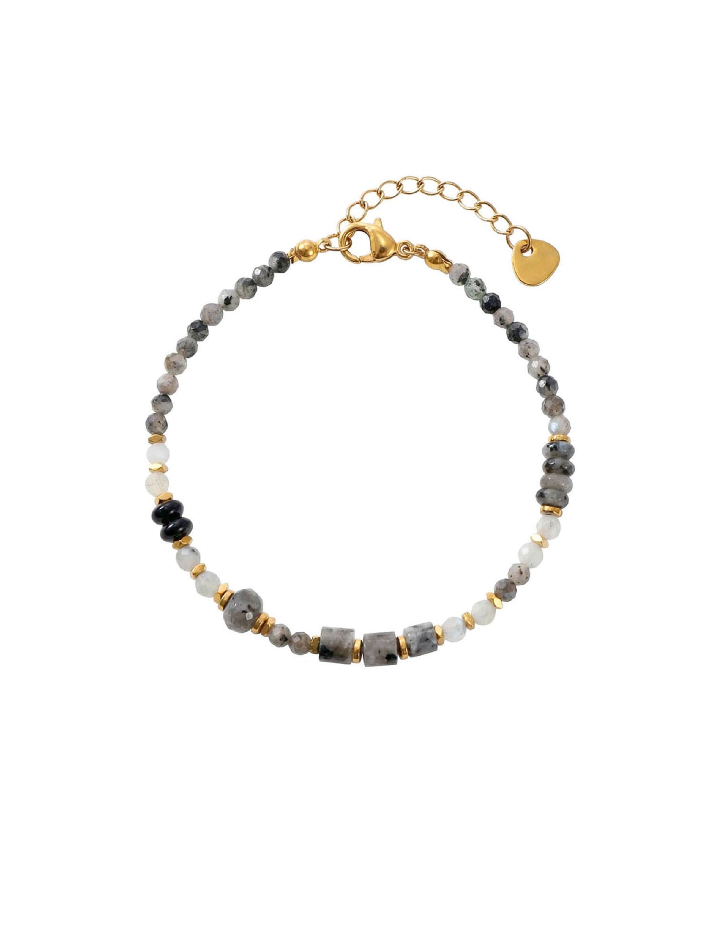 Nemomatheo Bracelet 'Nordlicht' in Gold: front