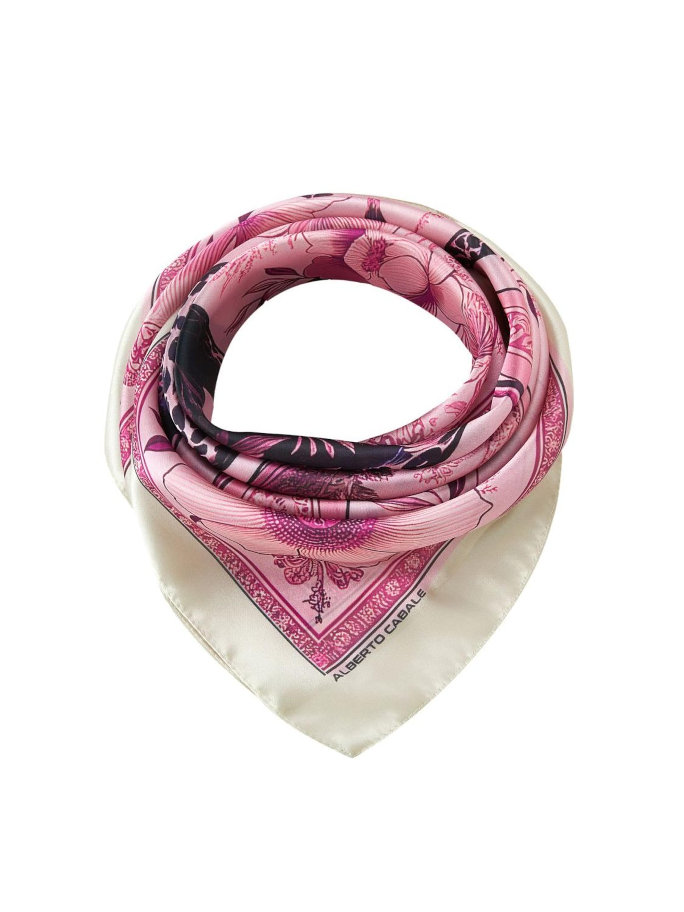 alberto cabale Schal 'Cléo' in Pink: Vorderseite