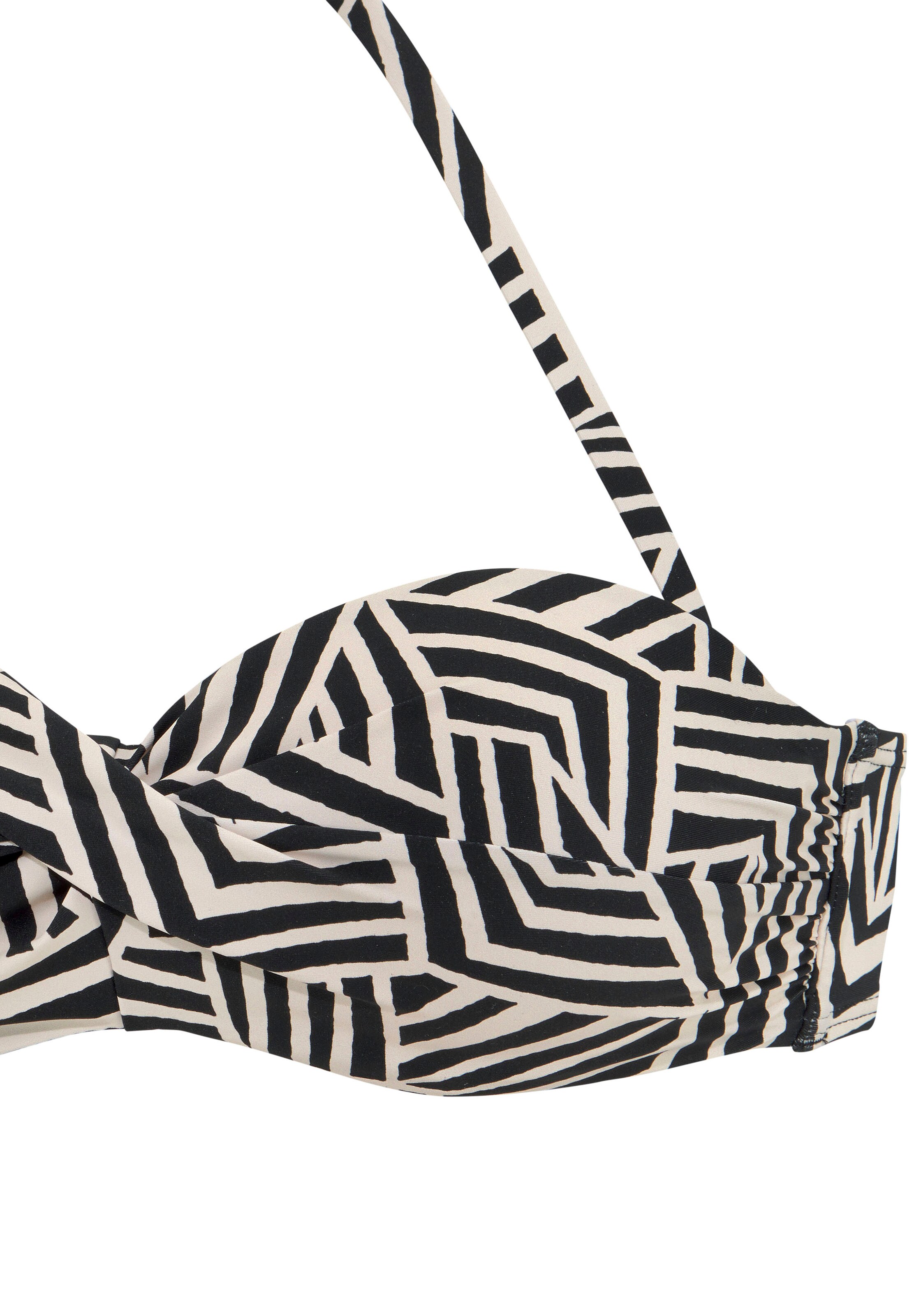 LASCANA Bandeau Bikini top in Mixed colours